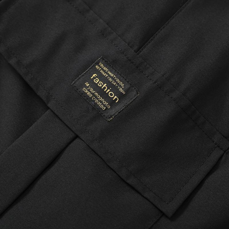 Men's casual cargo shorts | Elastic waistband, drawstring design, pocket style for everyday wear