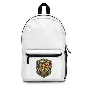 Legacy Shield Backpack – Patriotic Torch Emblem School & Travel Bag