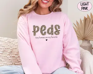 Pediatric Nurse Sweatshirt, Pediatrics Sweater Pediatrician Gift For New Peds Nurse Appreciation T Shirt PEDS RN Nursing Week Student Tshirt