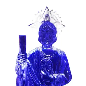 San Judas Tadeo LED Figurine – 14 Inch Devotional Light-Up Statue”