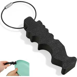 Black Disc Golf Repair Tool Flying Disc Maintenance Scratch Stains Fix Polishing Tool for Training Competitions Disc Golf Bag Accessories