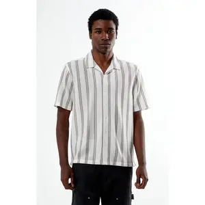 Pacsun Men's Whirl Weave Camp Shirt