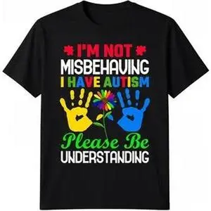 100% Cotton Fashion Garment Autism Awareness Kids Autistic Boy Girl I Have Autism Puzzle T-Shirt