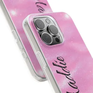 Custom Phone Case - Flexi Cases, Personalized Name Phone Cover, Unique Design Phone Accessories, Customizable Smartphone Personalized Phone