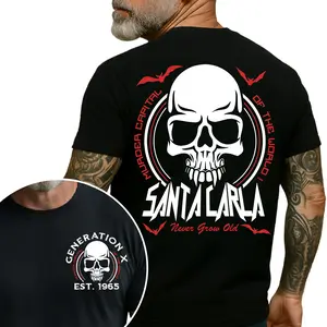 Never Grow Old Custom Year Generation X Shirt Unisex 100% Cotton Classic Fit Streetwear Top for All Seasons