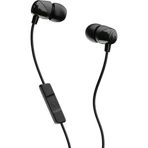 Skullcandy Jib Wired Earbuds with 3.5mm AUX Plug, Noise Isolating Fit, In-Line Microphone Call and Track Control, Convenient for Travel - Black
