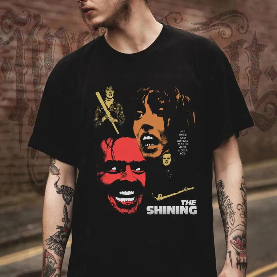 THE SHINING MOVIE All work and no play makes Jack a dull boy Trendy Graphic Streetwear for Fans HGC03801