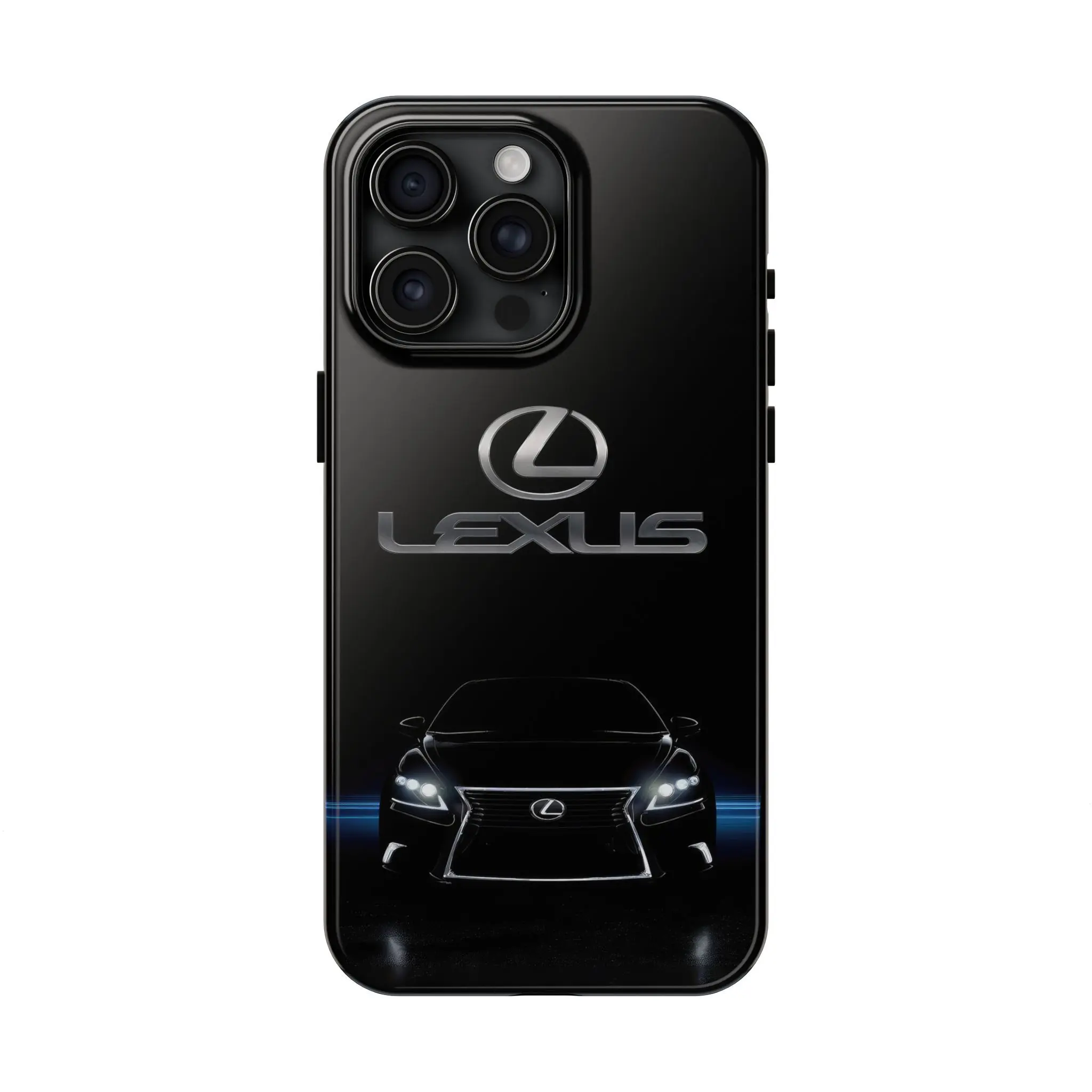 Lexus Luxury Black Edition Phone Case for iPhone & Samsung | Premium Sports Sedan Logo Car Enthusiast Protective Cover, Phone Cover for iPhone 7-17 Pro Max / for Samsung S21-S25 Ultra