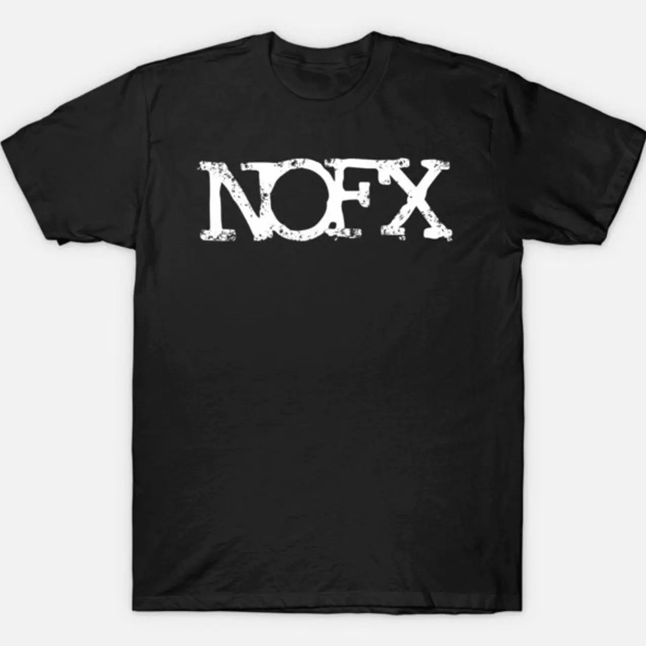 NOFX Vintage Logo T-Shirt, Punk Rock Band Graphic Tee, Retro Skate Punk Concert Shirt, Unisex Apparel 05D KVH