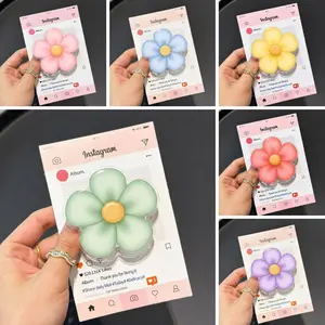 Colorful Flower 2D Magsafe Phone Grip - Magic Magnetic Phone Holder - Gift for Girl