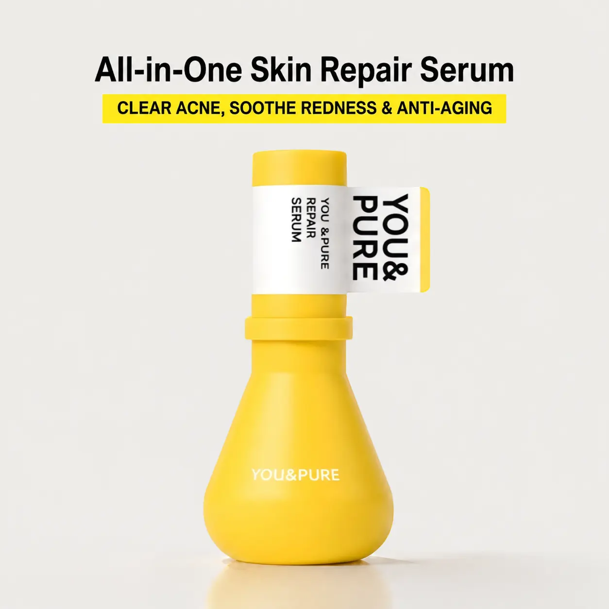 Gentle Repair Serum | Pimple Treatment & Body Acne Treatment | Visibly Shrinks Pimples in 8 Hours & Helps Fade Acne Marks in 7 Days | With Colloidal Sulfur,Multi-Peptide, Oat | Oil Control Acne Clearing Anti-Aging Hydrating Skin Repair