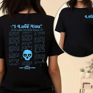 Lights Out | Dark Romance | Book gift | Book Merch | Bookish shirt