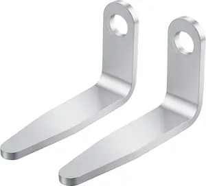 Pneumatic Tool L Rafter Hook,1/4-Inch Aluminum Nail Gun Belt Tool Holde,Compatible with PC0350 Hook Belt Nail Guns(2 pcs)