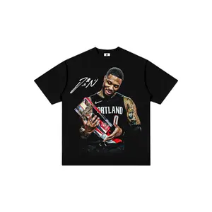 Comfort Colors Dame Lillard “3 Point Champ” Graphic T-Shirt, Basketball Retro Sports Streetwear Tee Vintage NBA Aesthetic Style, Unisex Fan Outfit for Men Women, Soft Washed Cotton Shirt Game Day Wear