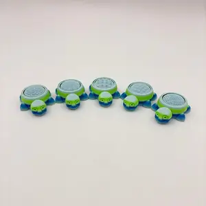 Turtle Gyro Fidget Spinner - 5 Textured Pattern Shells, 3D Printed Stress Relief Toy