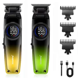 Electric Hair Trimmer Kit, Rechargeable Hair Clipper with Limit Combs, Professional Hair Trimmer for Men, Barber Shop, Hair Cutting Tool