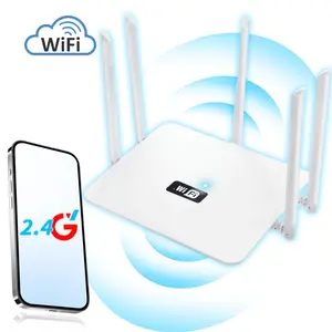 High Speed Wall Router（300Mbps）and Long Range Router(5000Sq.Ft) for Gaming & Home Use,Gaming Router Wifi Hotspot Router WiFi Router with 4 LAN Ports for 60 Devies,WPA/WPA2 Security Wireless Internet & Parental Control
