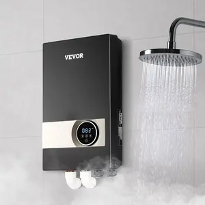 【Super Brand Day】VEVOR 27kW Tankless Electric Water Heater - Instant Heating, LCD Touch Screen, Child Lock - Household Large Home Appliance, Father's Day Gift,DEALS FOR YOU