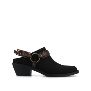 URBANA STRAPPY MULES - Black