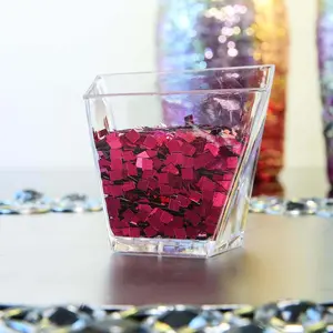 Chunky Glitter Metallic Hot Pink - Nontoxic Confetti Glitter for Fun DIY Projects Kids’ Crafts Resin Art & Festival Decor 50g Bag