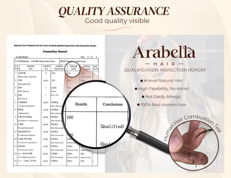 Arabella Hair Glueless 13x6 Ear to Ear Body Wave/Straight 220% 15A Raw Human Hair Wig Natural Black Easy Wear Pre-Cut Lace Wavy Wigs Unprocessed Virgin Hair