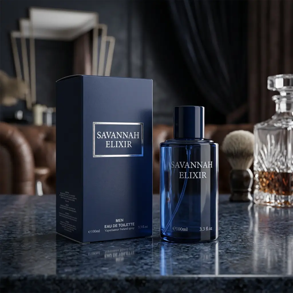 Savannah Elixir Eau de Toilette Natural Spray for Men – 100ml / 3.3 fl. oz.
