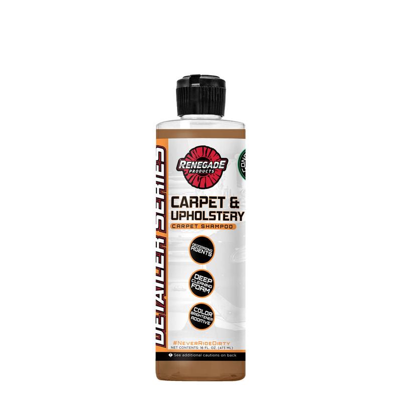 Renegade Products Carpet & Upholstery Shampoo 16oz – Deep Cleaning Interior Foam Cleaner for Seats, Mats & Fabrics