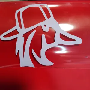 duck with backward hat, Blue Collar, Jeep Sticker for car and truck