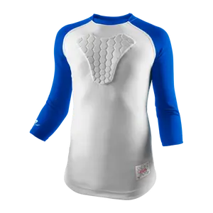 MCDAVID HEX® Sternum Raglan 3/4 Length Shirt for Summer - 9mm Technology, Moisture Management, Comfortable & Durable for Baseball & Softball