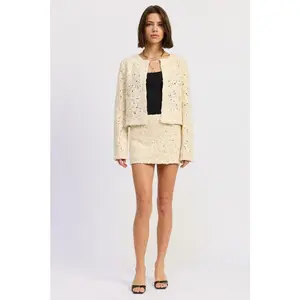 NOVELTY MACRAME MINI SKIRT