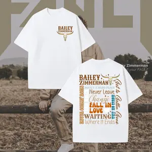 Bailey Zimmerman Different Night Same Rodeo 2026 Tour T Shirt, Rodeo Country Music Concert Tee, Western Graphic Shirt, Unisex Cotton Fit for Men Women