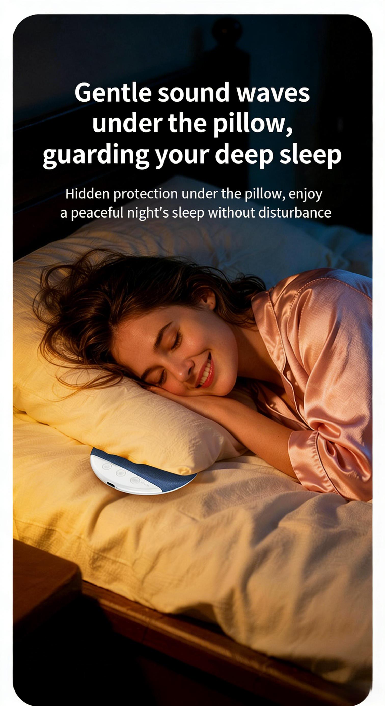 2026 New Sleep Pillow Speaker, Multifunctional Speaker, Wireless Speaker Subwoofer, Noise Timer Function, Stereo Bass Sleeping Earphones