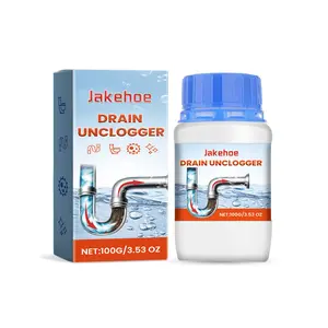 Plumbing Drain Cleaner Powder, Dissolves Toilet Clogs, Kitchen Sink Deodorizer, Oil Stain Remover, Effective Unclogging Agent, Cleaning