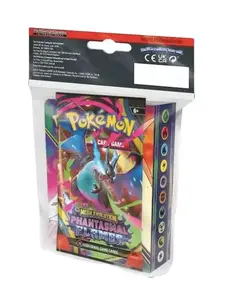 Mega Evolution Phantasmal Flames Mini Portfolio With Booster Pack