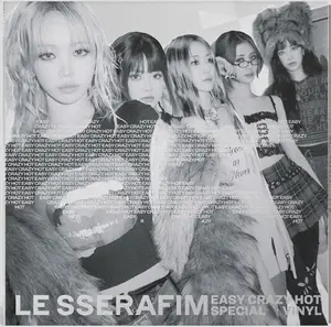 LE SSERAFIM - Easy-Crazy-Hot [Indie-Exclusive Silver White Vinyl] NEW Vinyl Record 198704525162
