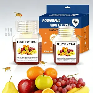 2-Pack Indoor Insect Trap for Farm Animal Health - Fly Traps Indoor for Home, Home Pest Control, Mosquito & House Fly Attractor