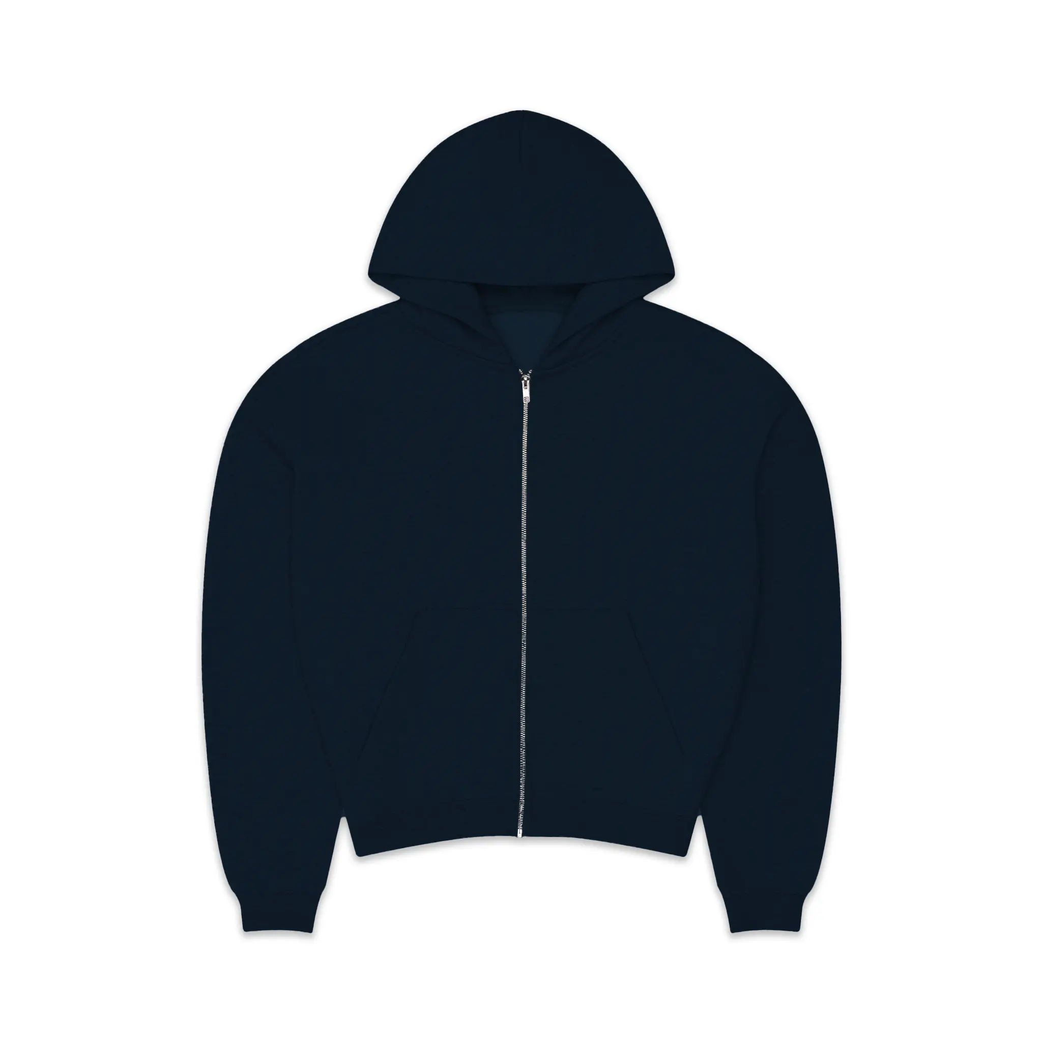 600 GSM 'Dark Navy' Zip-Up Hoodie