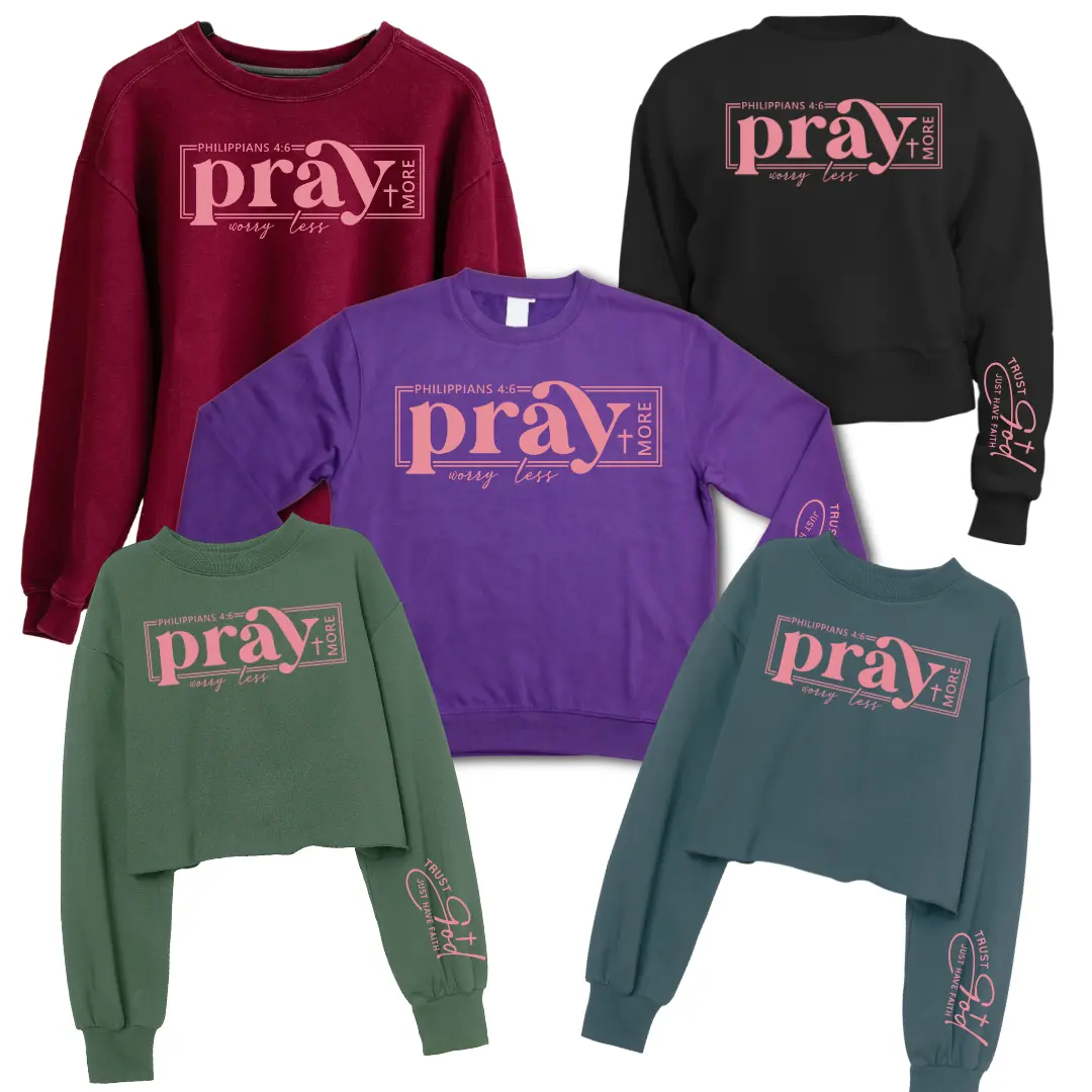 Pray More Screen Print Transfer Pray More Screen Print Transfer