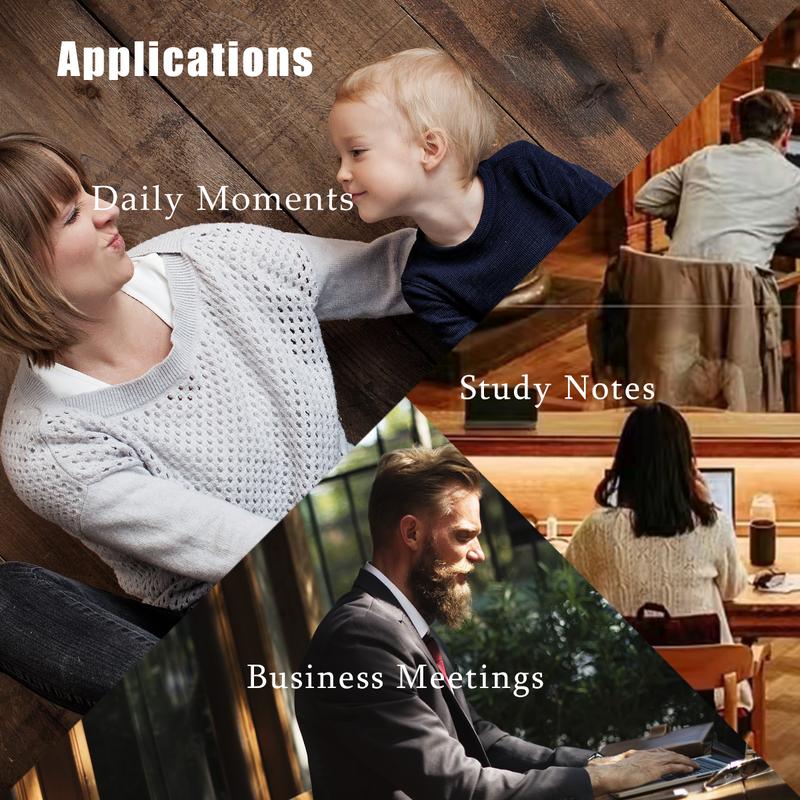 AI Digital Voice Recorder with Transcription & Summary,Perfect for Bussiness Profession, Couple, 64GB, Supports 100 Languages, Call Recording, App Control, Secure, Magnetic Design (Black) recorder AI Voice