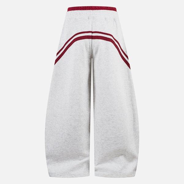 Aelfric Eden Wide-Leg Sweatpants Baggy Straight Side Stripe Everyday Street Pants Sporty Y2K Style