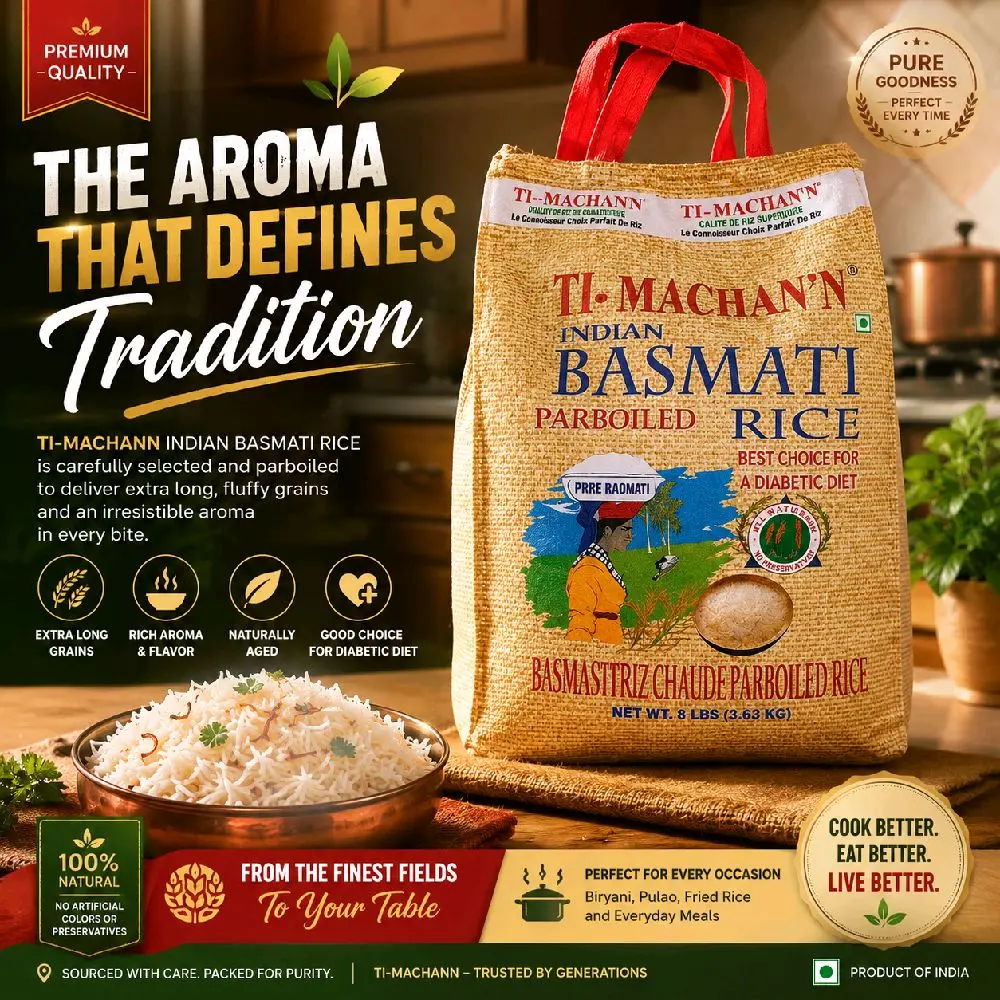 Ti-Machann Basmati Rice 8lbs