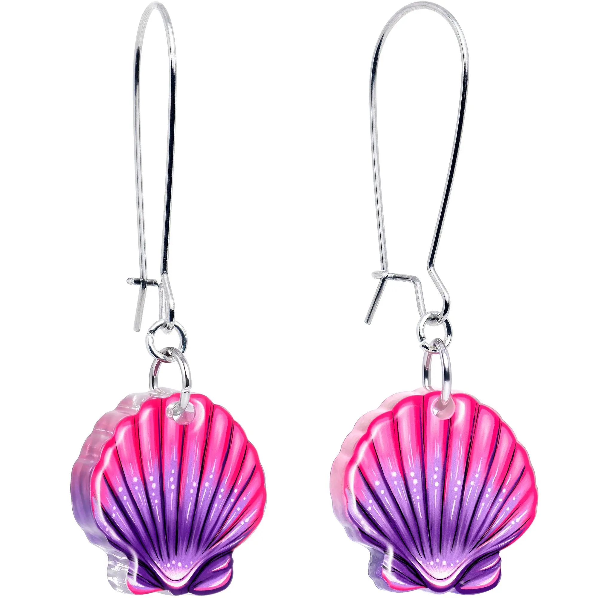 Seashell Dangle Earrings — Designed by Onyx O