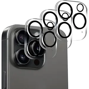 3 Pack Camera Lens Protector for  16 Pro, Full Coverage, Anti-Scratch, 9H Hardness Tempered Glass