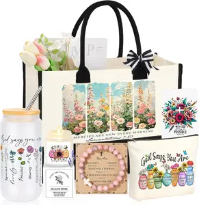 Christian Religious Gifts for Women, Valentines Mothers Day Birthday Christmas Easter Gifts for Women, Best Friend Sister Mom Friendship Ideas Present Basket of 6 Junteng