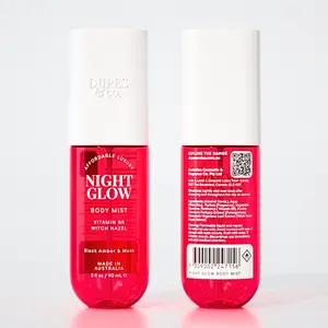 Night Glow Body Mist - 3 fl oz - Black Amber & Plum Scented Cologne with Fragrance Spray & Long Lasting Perfume for Evening Wear - Dupes & Co.