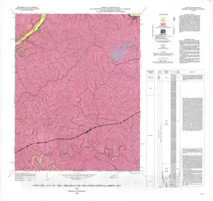 Ashbrook Quadrangle, Kentucky - Geologic Quadrangle Map, 1976