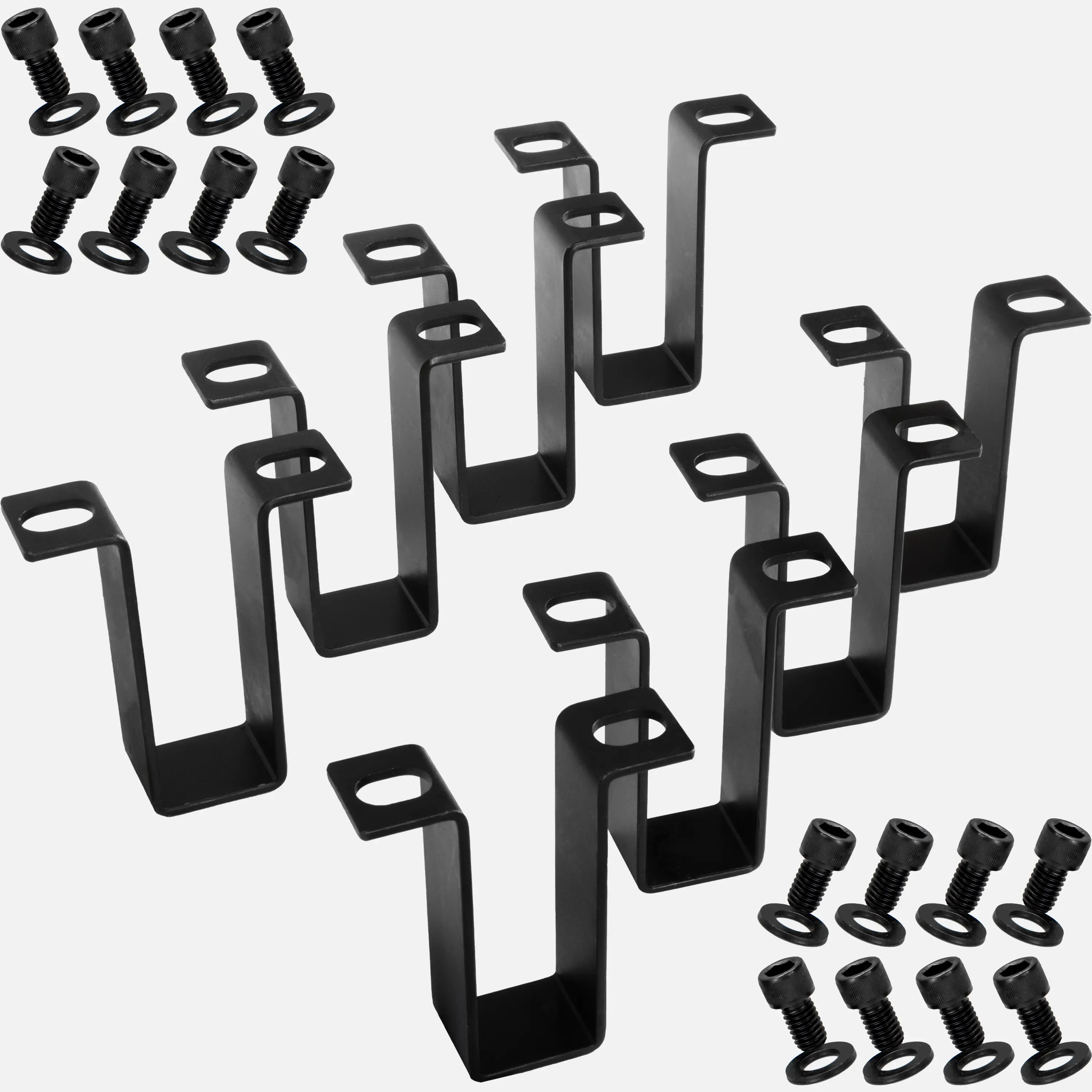 3"x1" Tubing Brackets for Fireball Plates, 8 pcs
