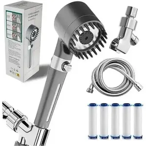 The new 2026 filtered shower head features a filtered shower head, a handheld shower with multiple spray modes, an adjustable shower head, and a switch, bringing you a comfortable bathing experience.