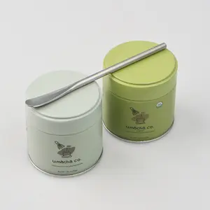 Umacha Co. Organic First Harvest Ceremonial Matcha 30g with Stainless Steel 304 Matcha Spoon USDA Certified Ceremonial Grade Green Tea Powder Beverage