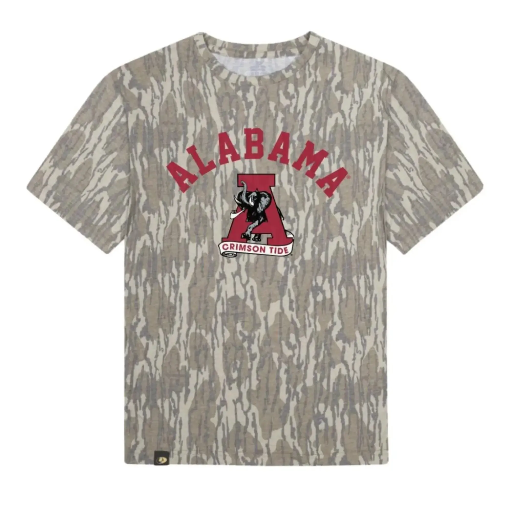 Funny Alabama College Bottomland Mossy Oak Camo Tee, Vintage Hunting Camouflage Shirt Men Women, Unisex Streetwear Outdoor Camo T-Shirt, Oversized Cotton Tactical Style Top